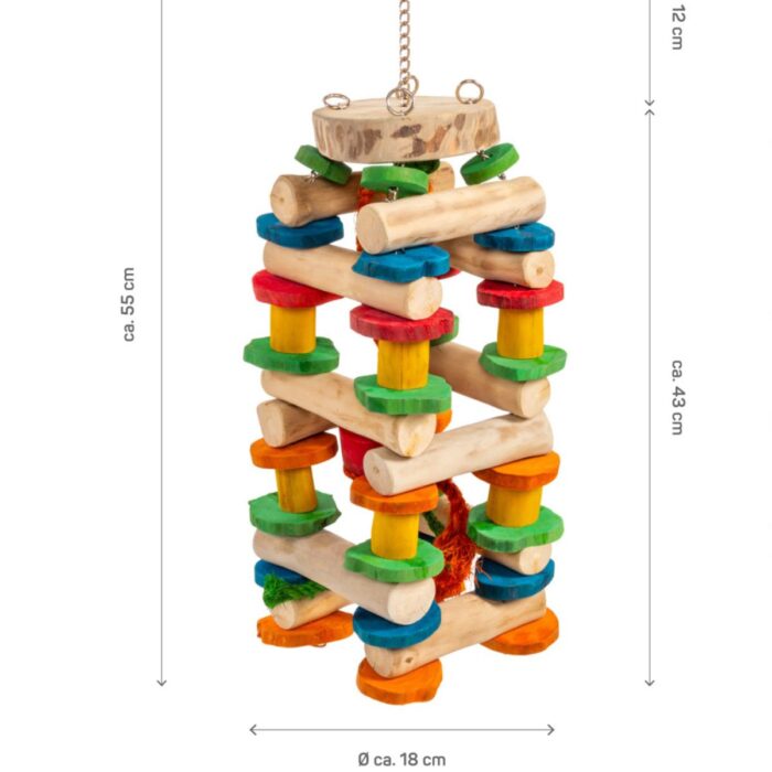 papagoi mänguasi java babble tower large
