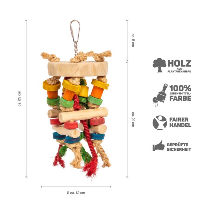 Papagoi mänguasi Java Babble Tower Small