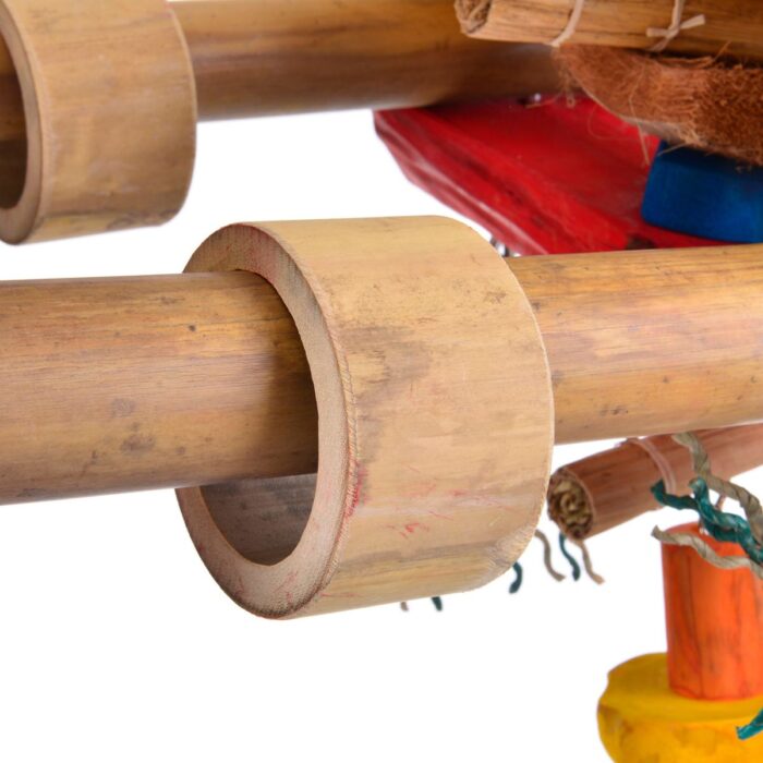 papagoi mänguasi kiik giant bamboo bridge